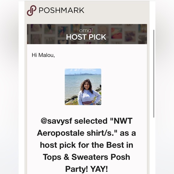 Host Pick! NWT Aeropostale shirt/s. One Large, one Medium. - Picture 3 of 3